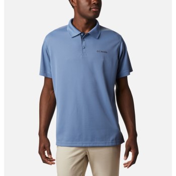 Columbia Utilizer Big, Polo Grises Azules Para Hombre | 842961-LYM